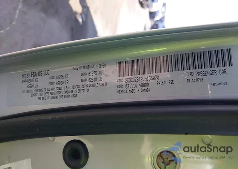 2020 Dodge Challenger R/T из США, поврежденный, VIN 2C3CDZBT2LH155070